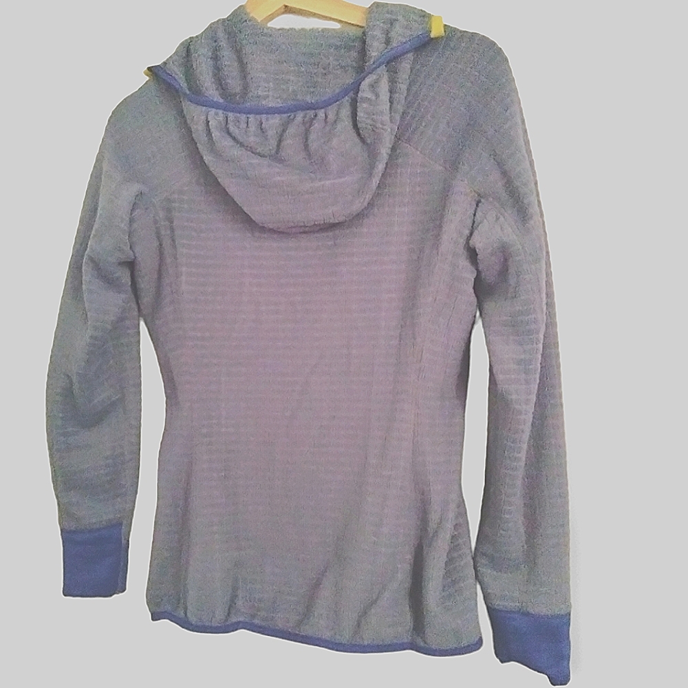 Patagonia Jacket Size Extra Small XS Reversible Blue Yellow Zip Sweatshirt - Picture 2 of 8